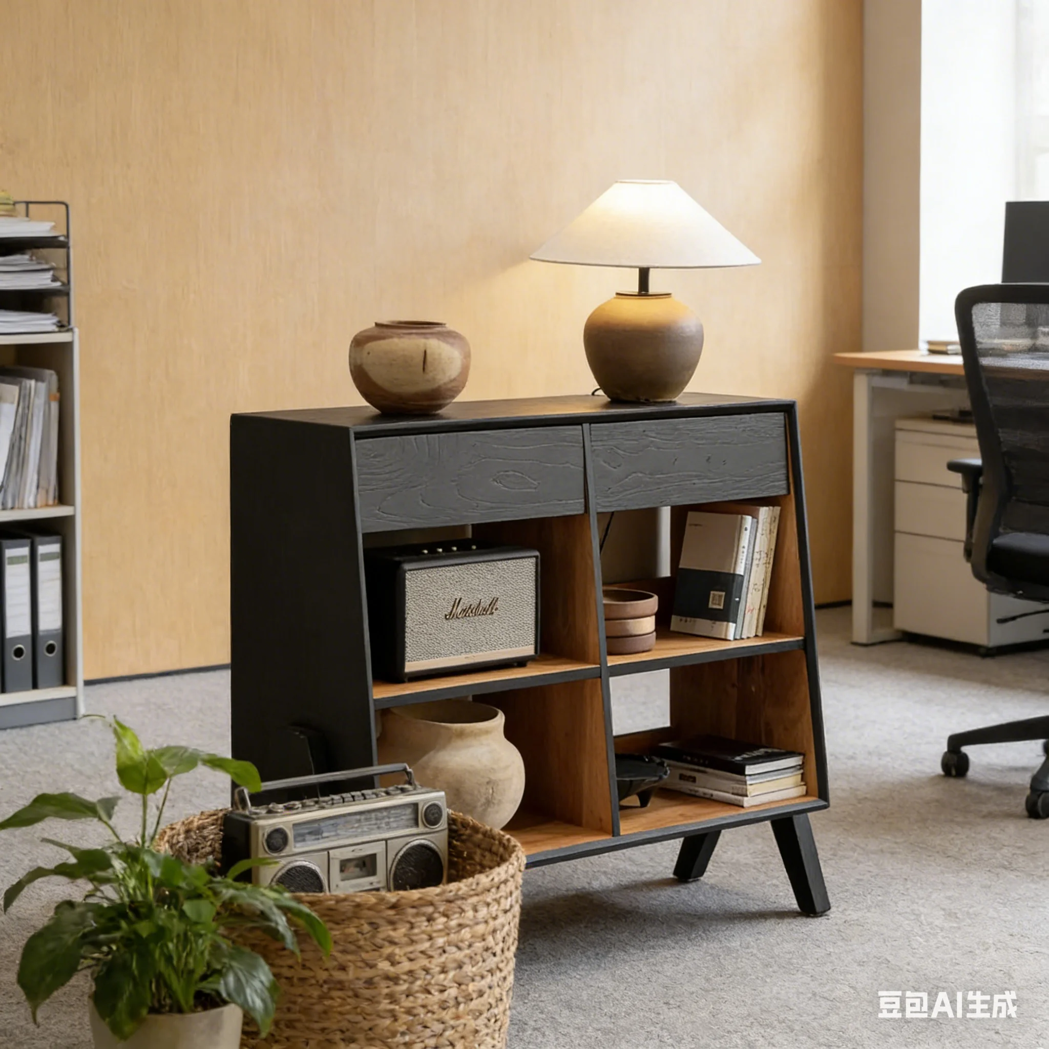 Home Office Free - AOLIVIYA خزانة جانبية بتصميم إبداعي للمطبخ
