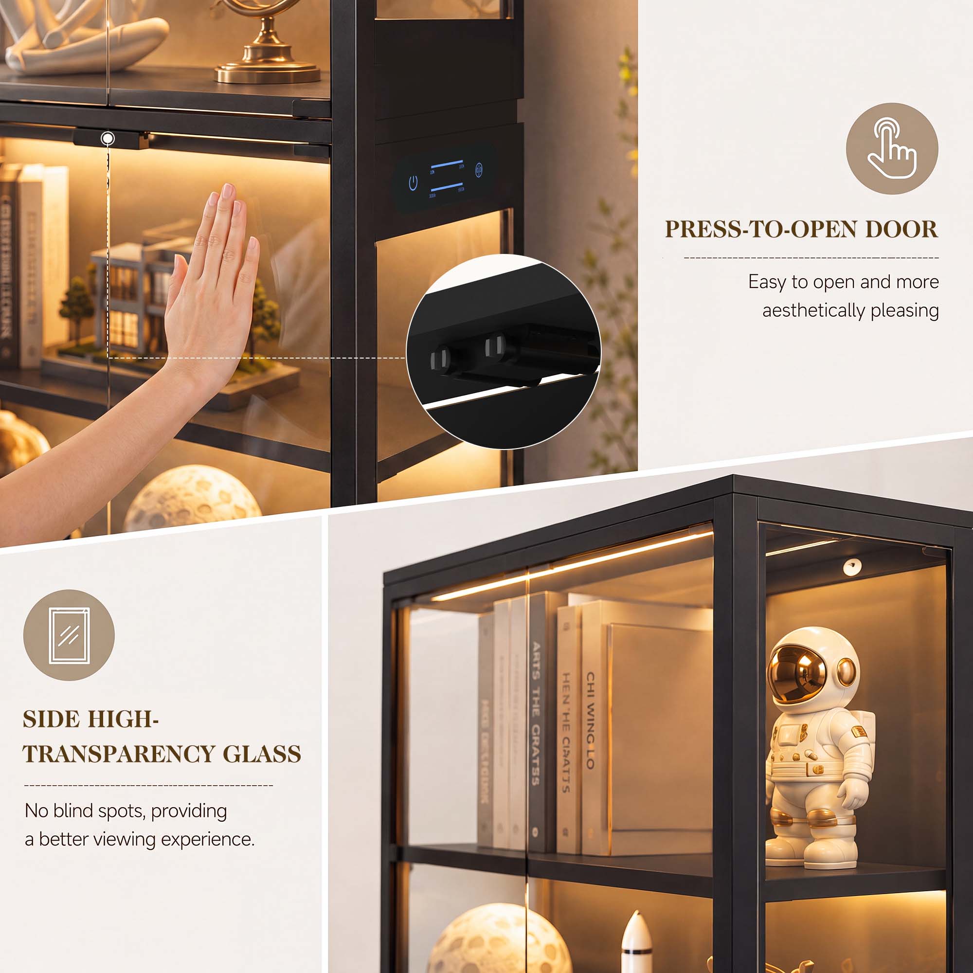 خزانة عرض TCGBKAF ذات 5 طبقات  - مراجعة Home Office Size وسعره