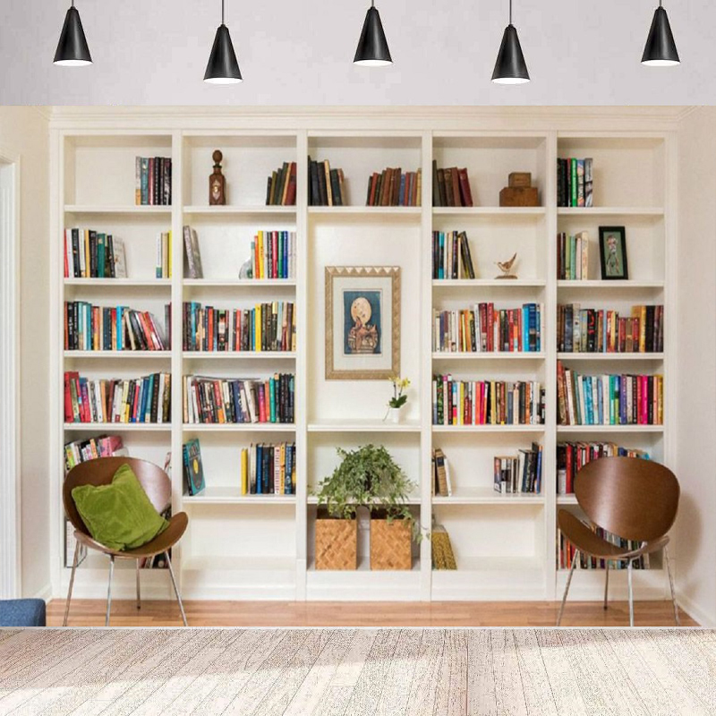 خلفية تصوير على شكل رف كتب أبي - مراجعة Home Office Background For Zoom وسعره