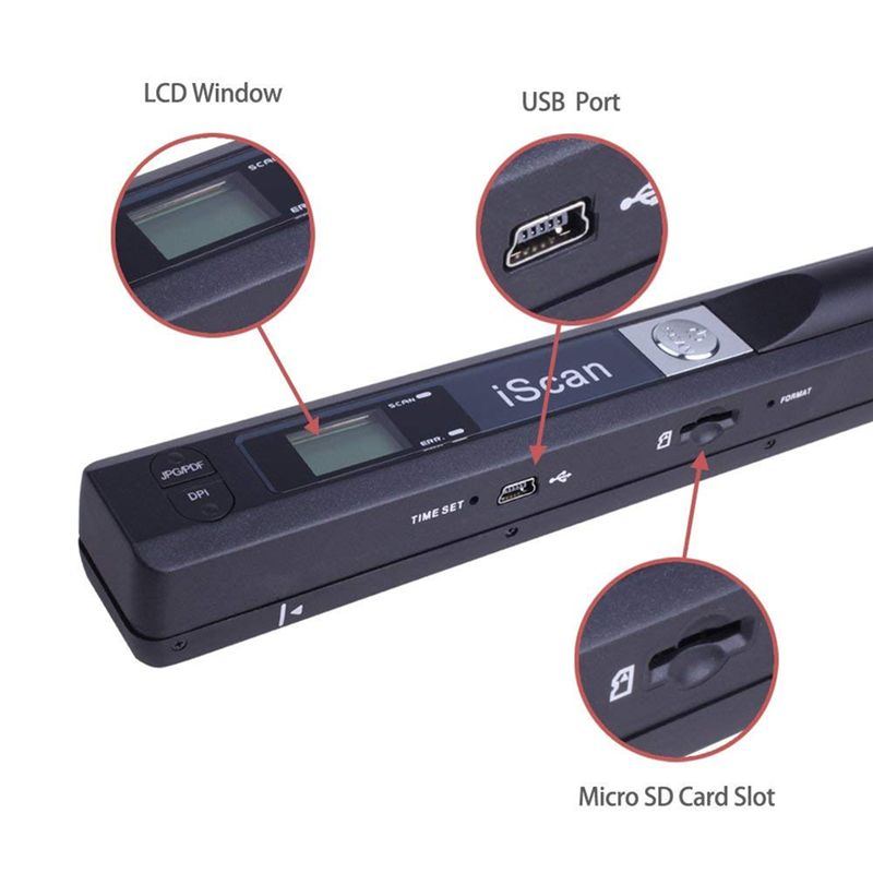 ماسح ضوئي محمول صغير iScan A4  - مراجعة Document Scanner Portable وسعره