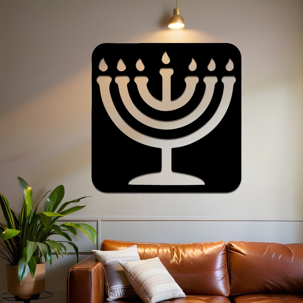 CIFBUY لوحة جدارية معدنية بتصم - مراجعة Home Office Free وسعره