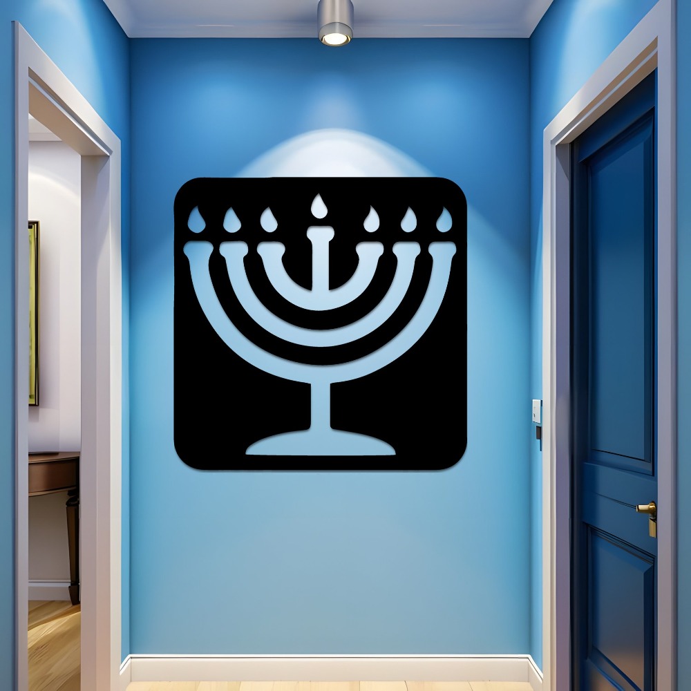 CIFBUY لوحة جدارية معدنية بتصم - مراجعة Home Office Free وسعره